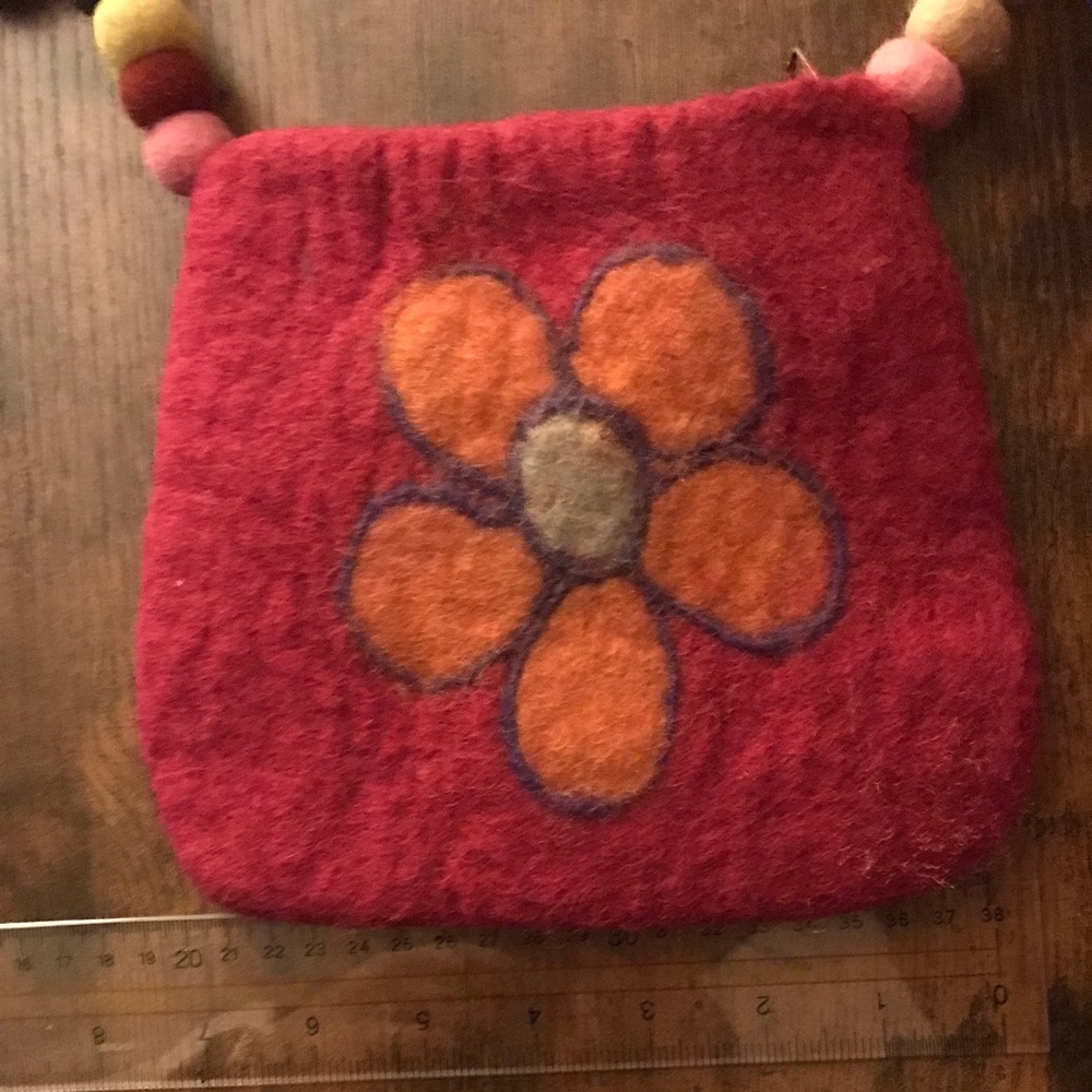 Rising Tide Wool Purse